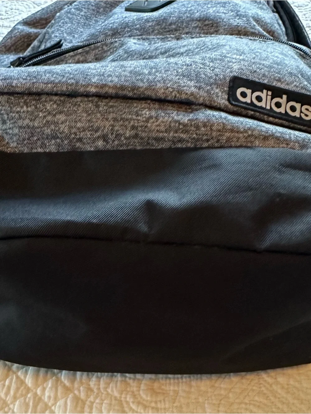 Adidas Gray Heathered Backpack